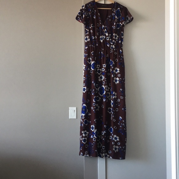 Banana Republic SS Maxi Dress Floral Print - Picture 1 of 1